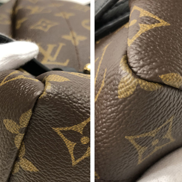 Louis Vuitton Palm Springs Backpack MM Monogram Brown Black - Picture 10 of 12